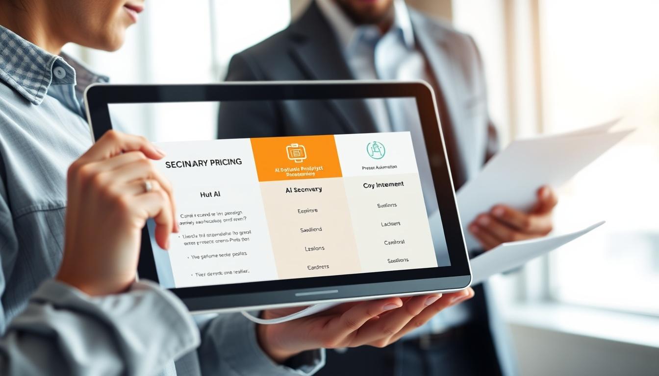 Supporting pricing visual